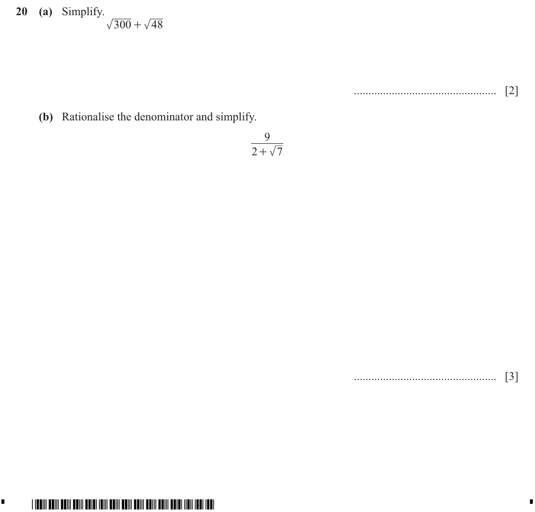 Question 20