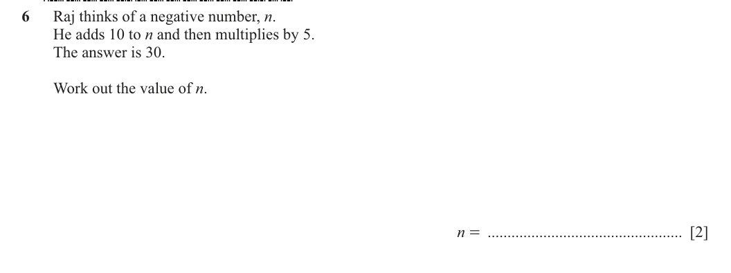Question 6