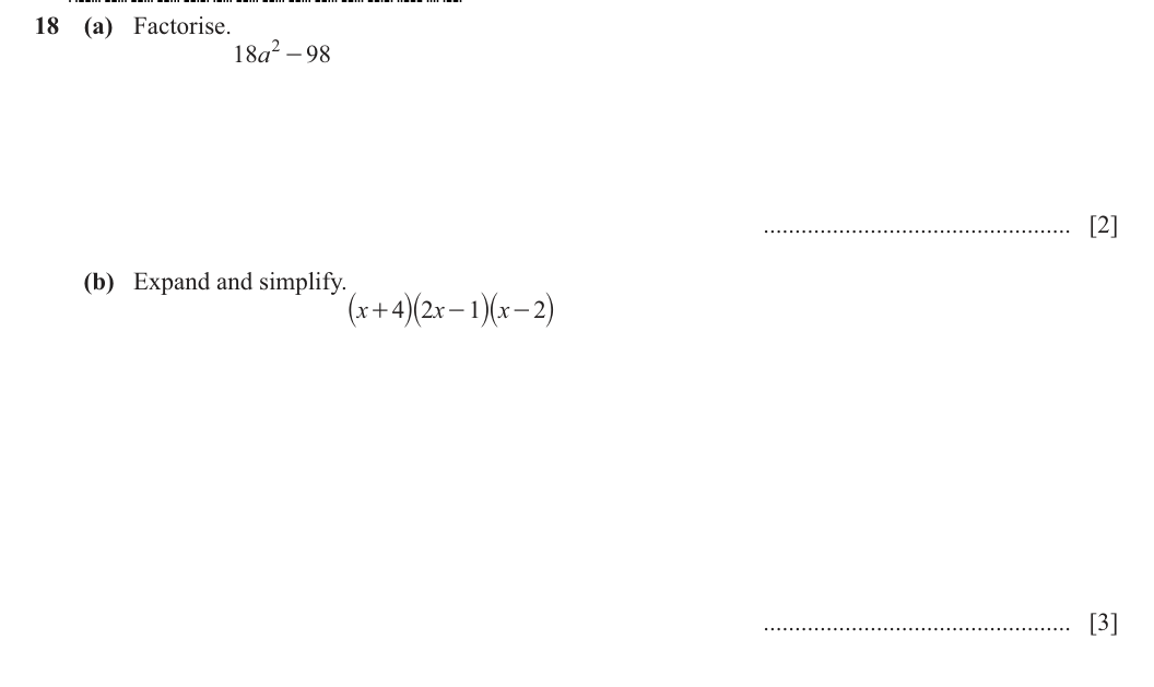 Question 18