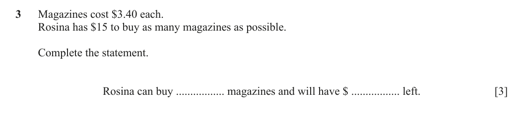 Question 3