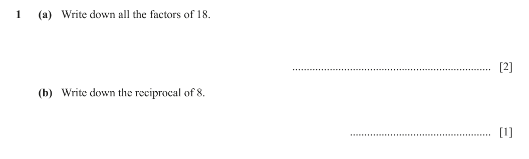 Question 1
