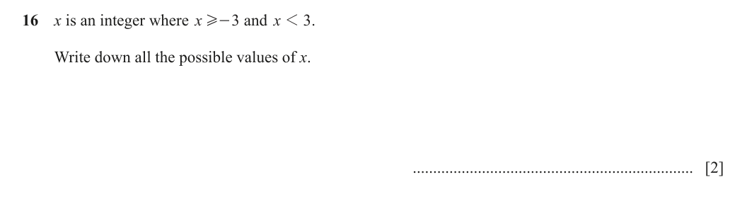 Question 16