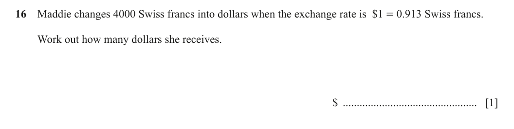 Question 16