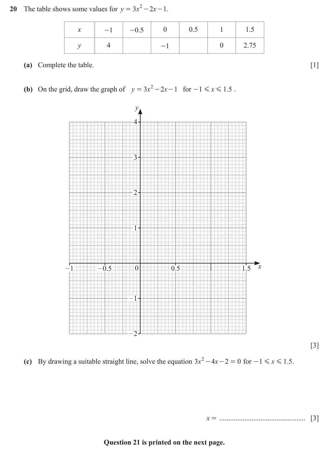 Question 20