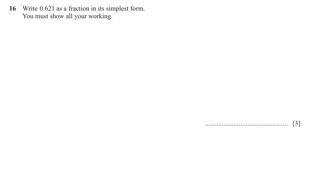 Question 16