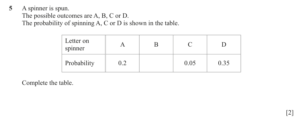 Question 5