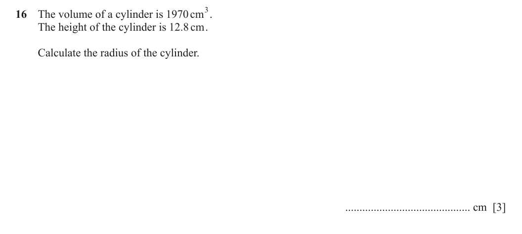 Question 16