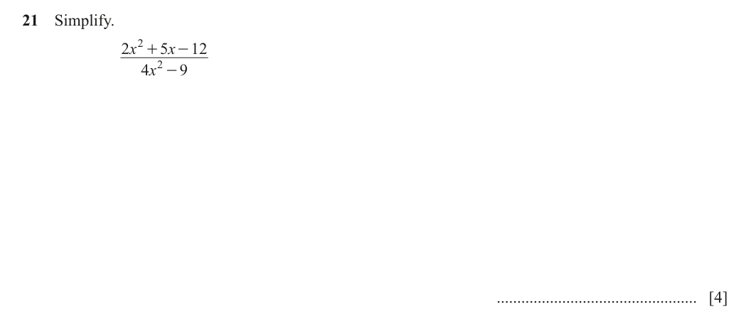 Question 21