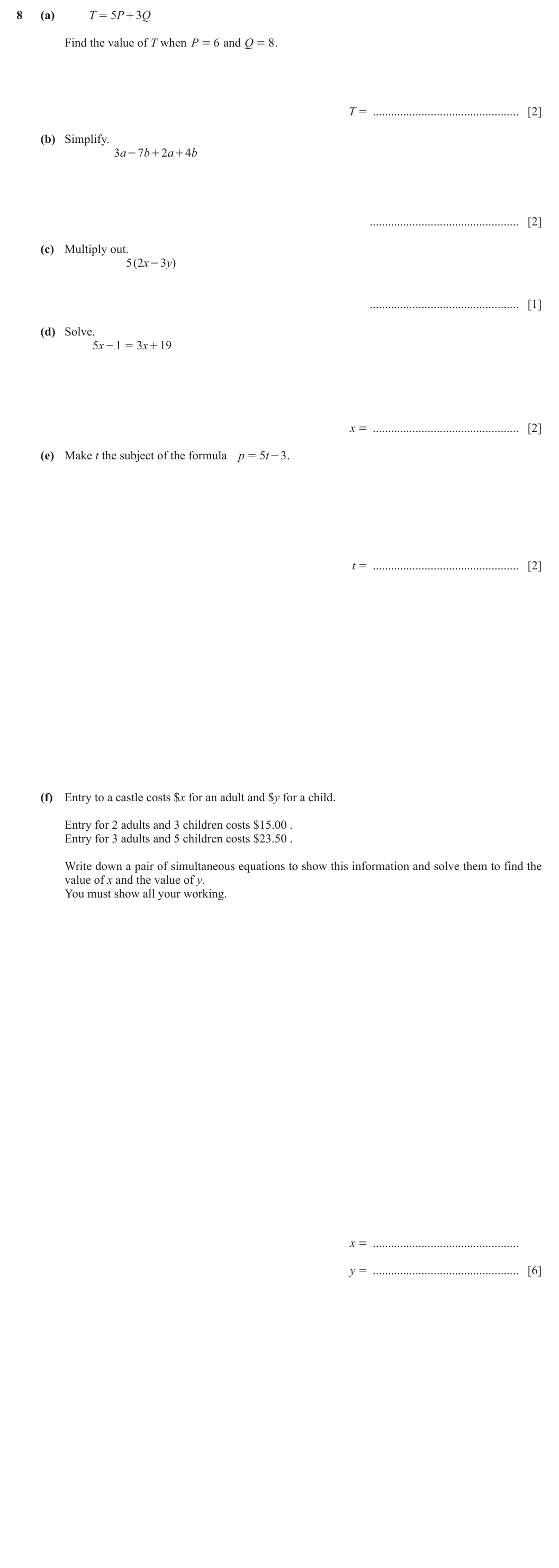Question 8