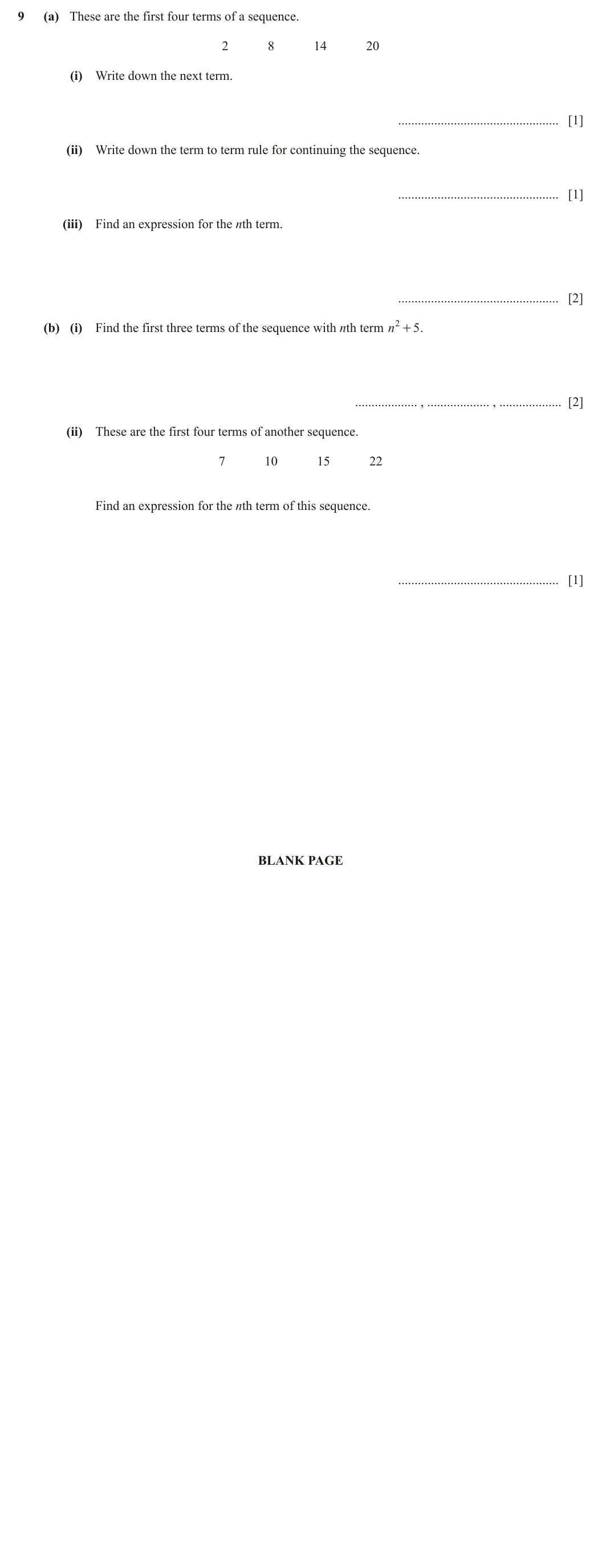 Question 9