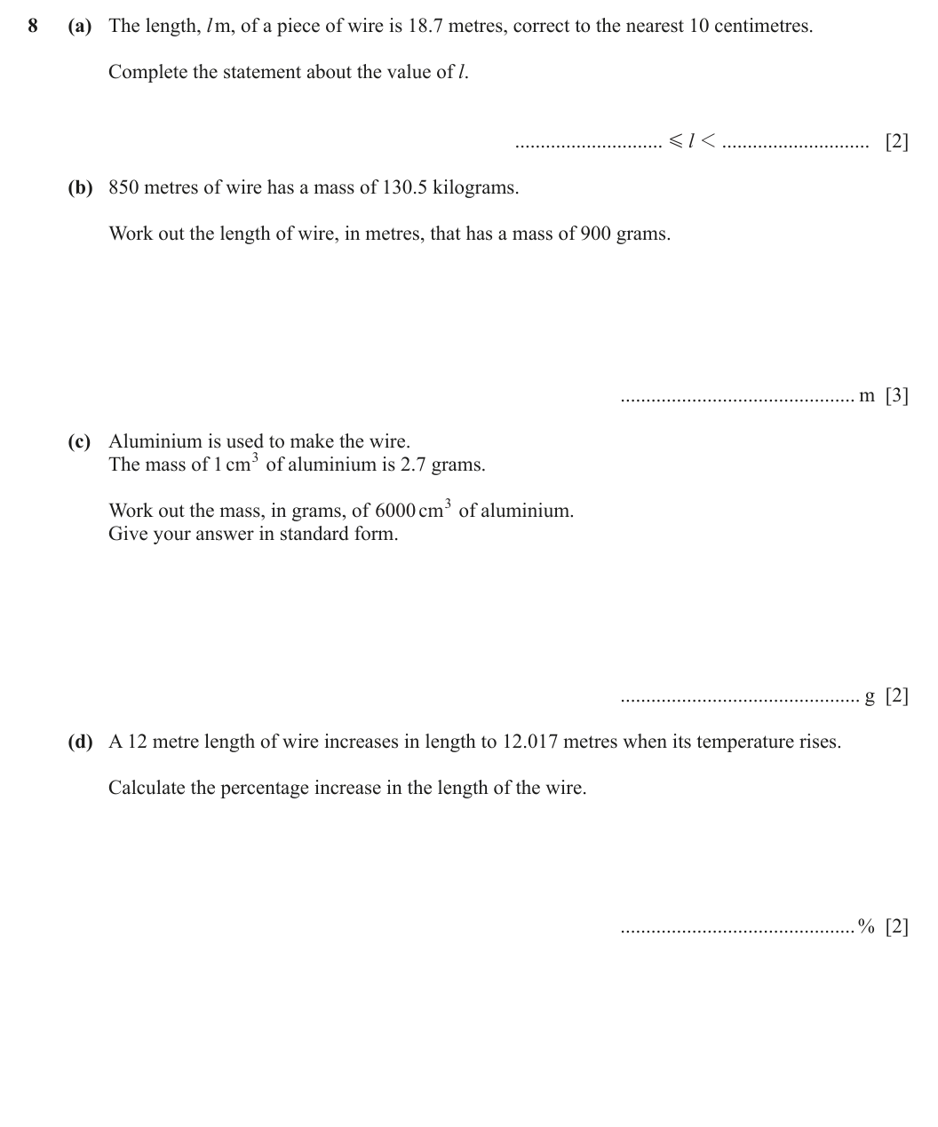Question 8