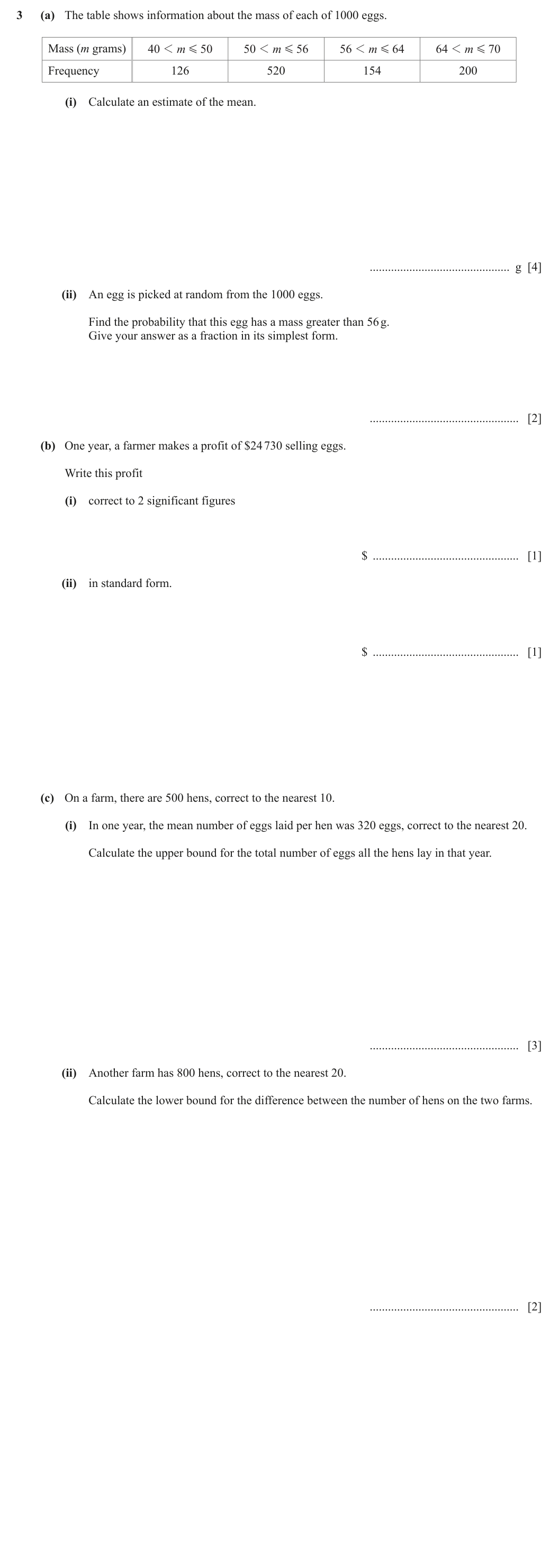 Question 3