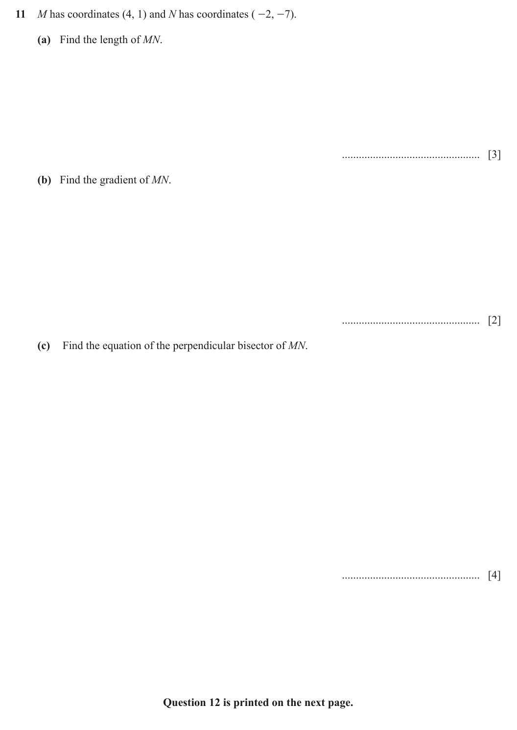 Question 11