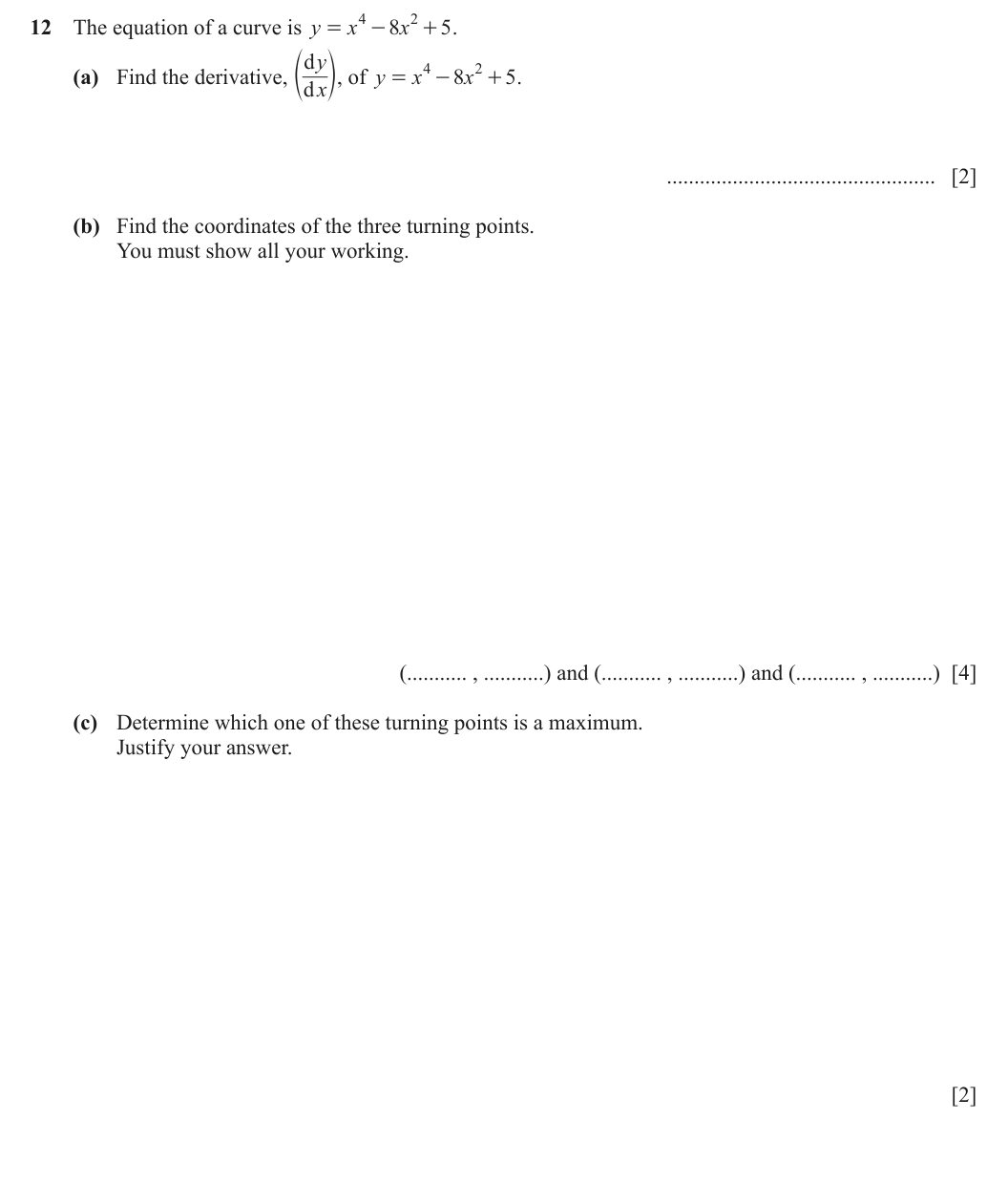 Question 12