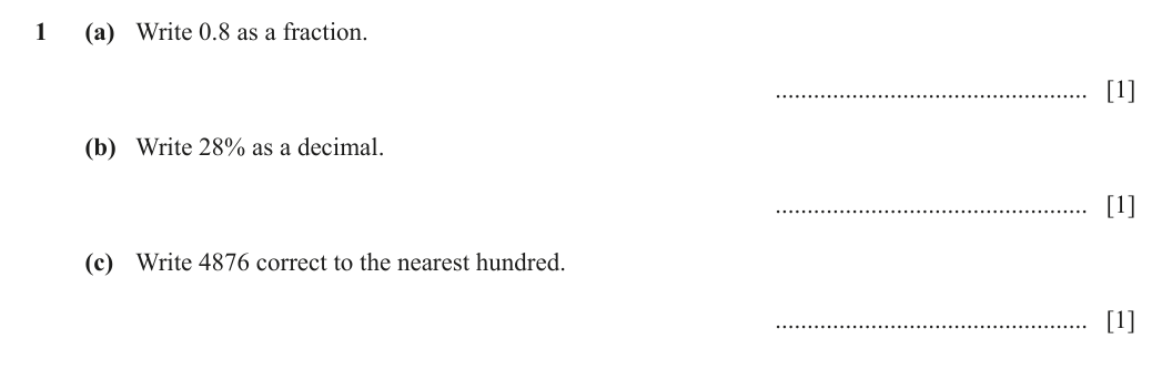 Question 1