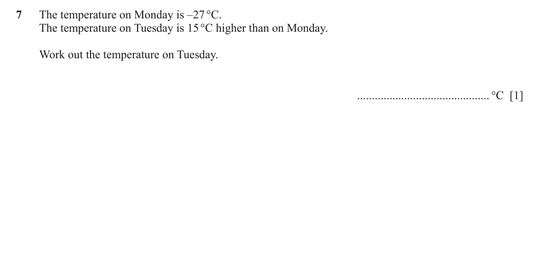 Question 7
