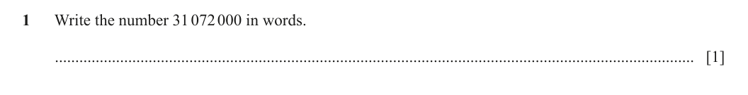 Question 1
