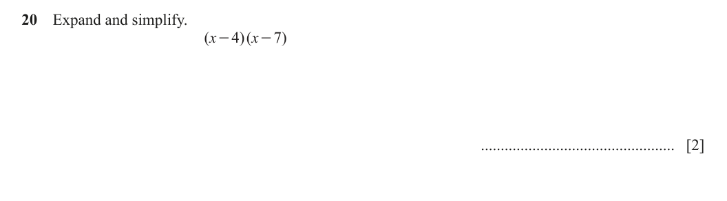 Question 20