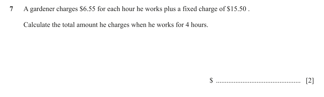 Question 7