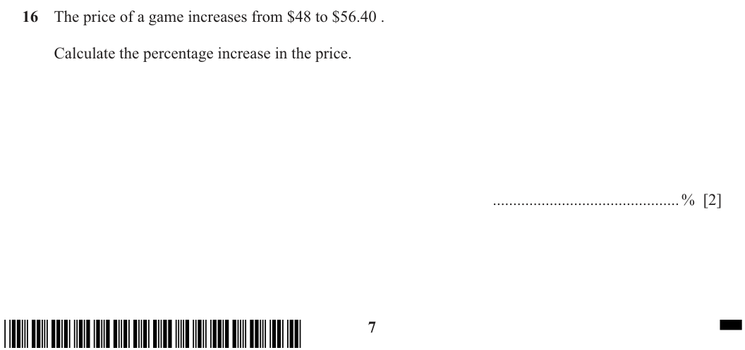 Question 16