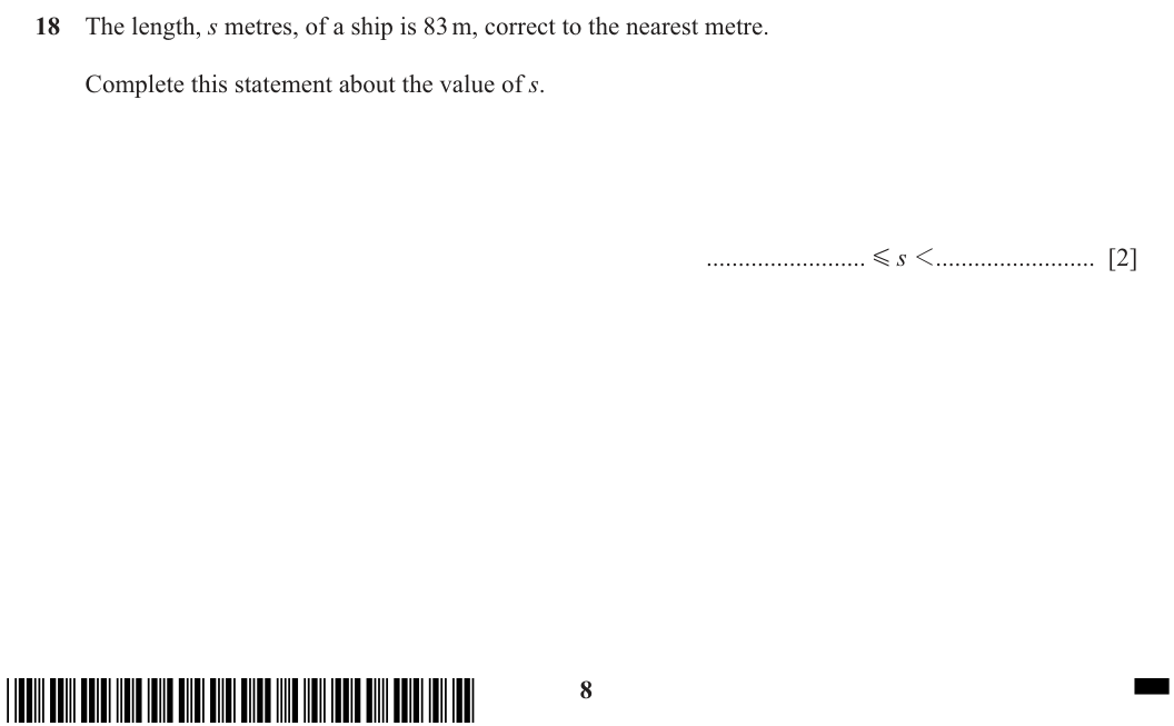 Question 18