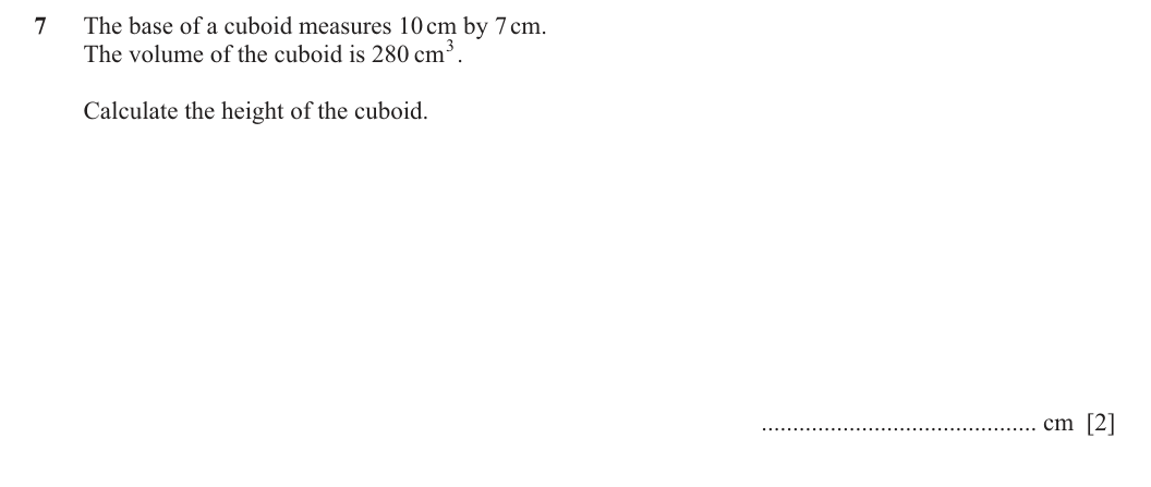 Question 7