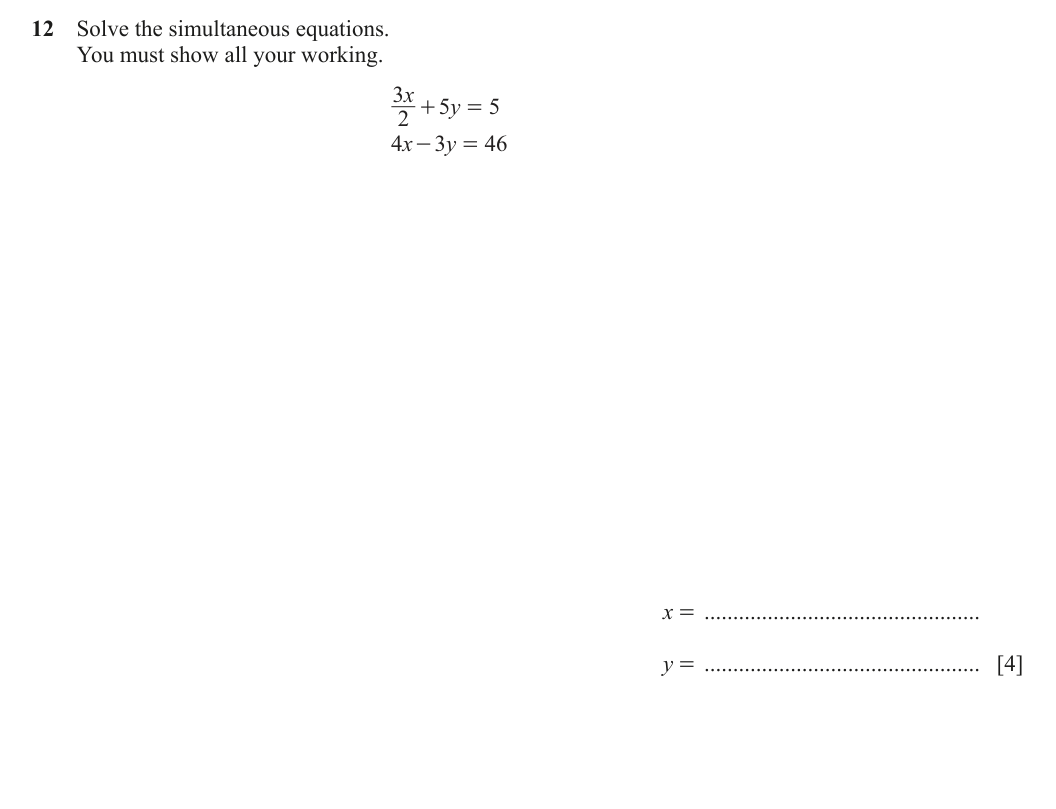 Question 12