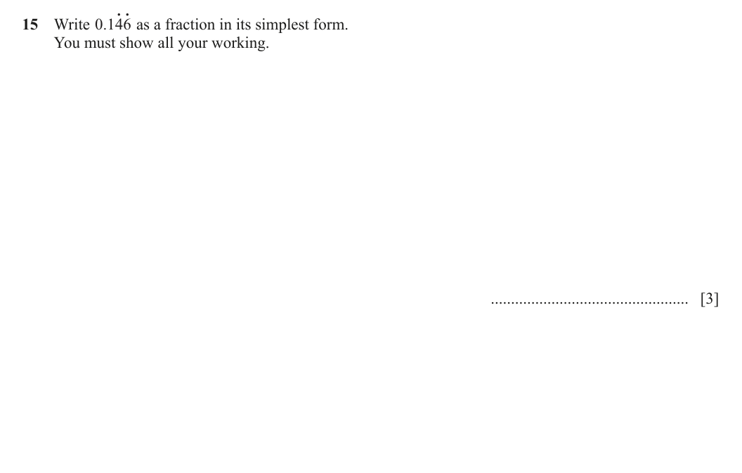 Question 15