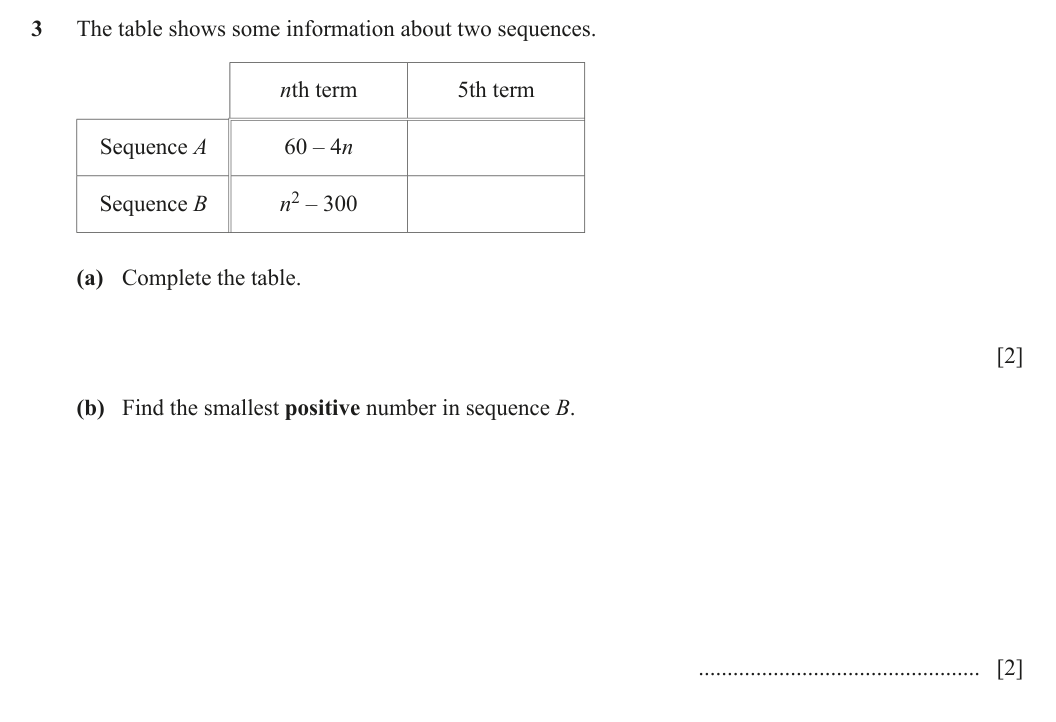 Question 3