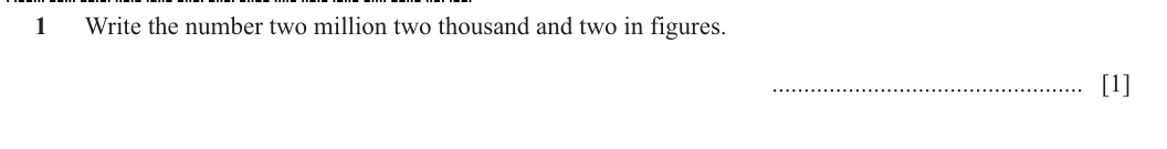 Question 1