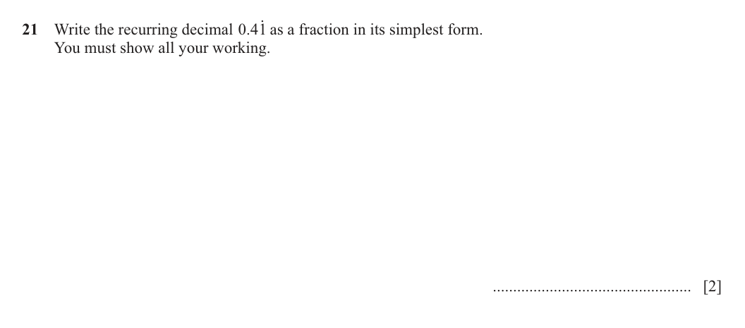 Question 21