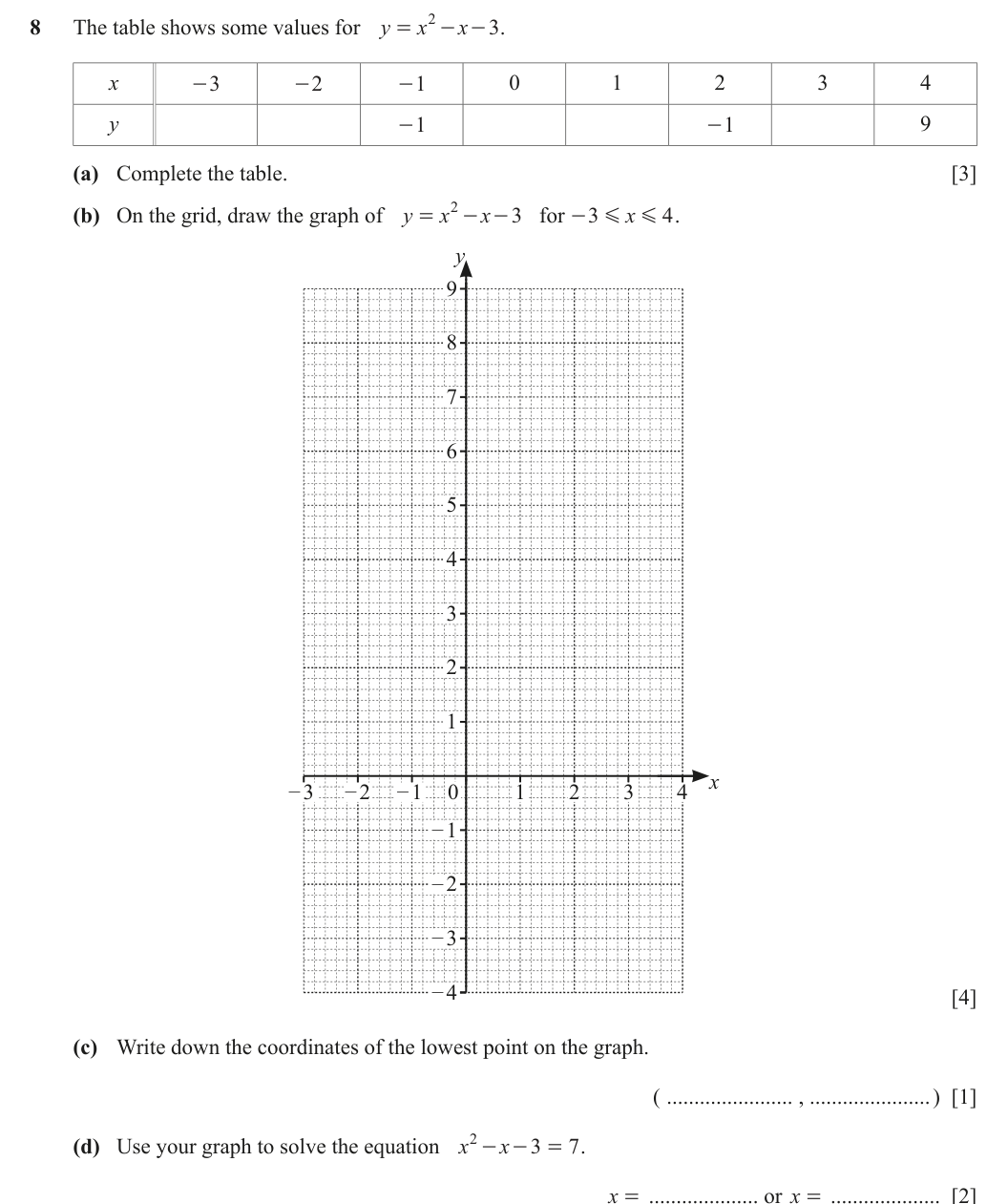 Question 8