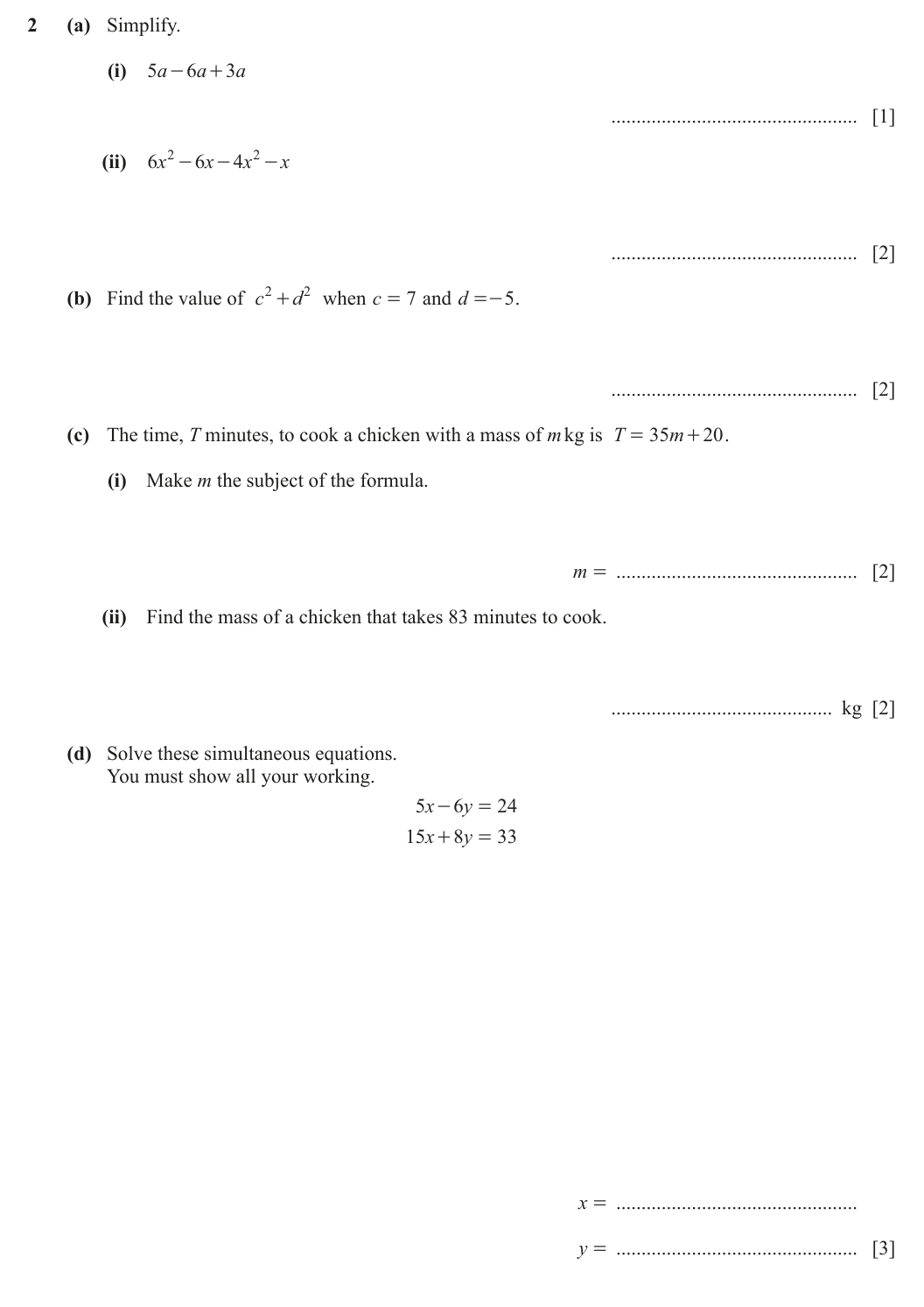 Question 2