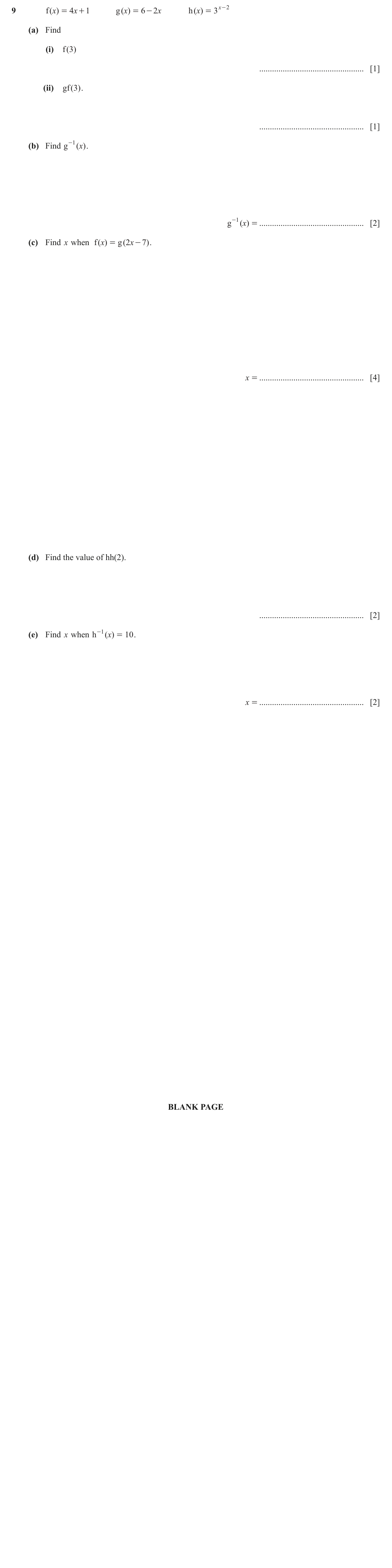 Question 9