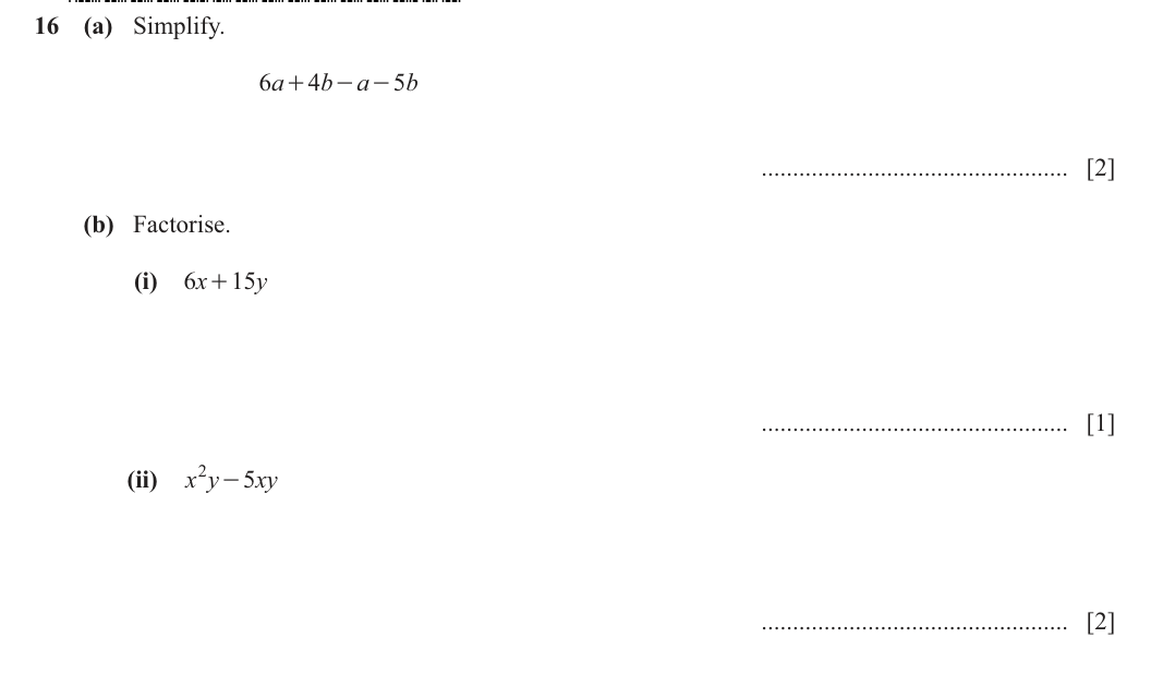Question 16