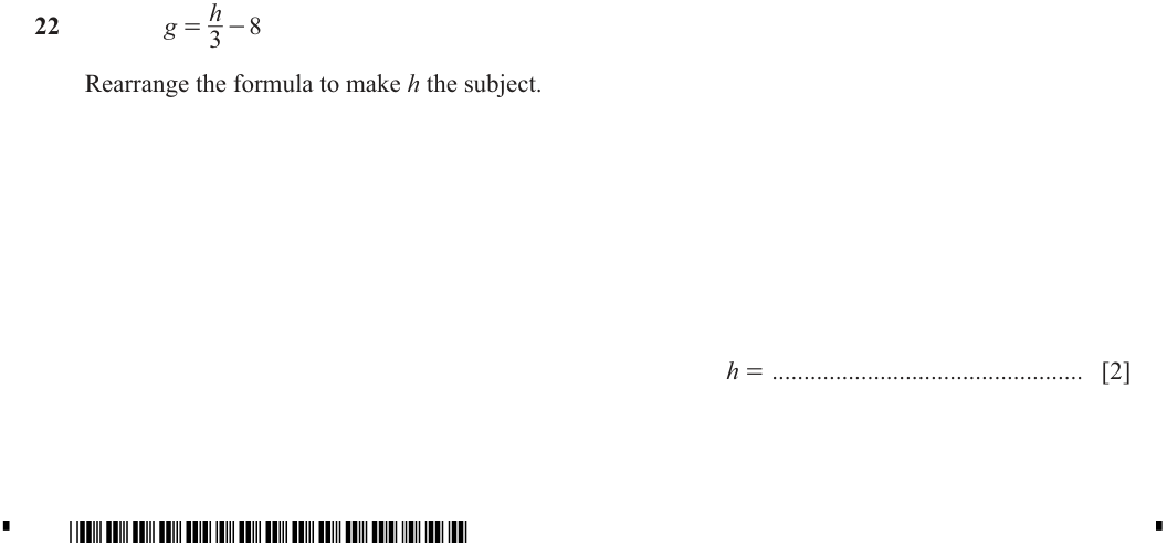 Question 22