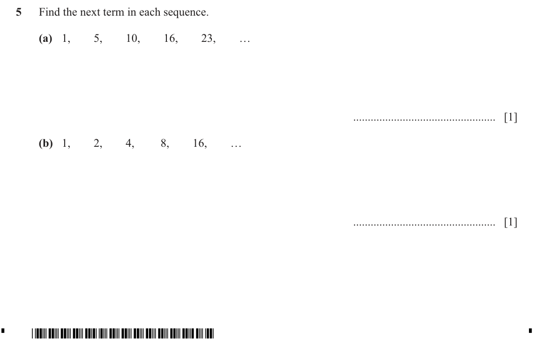 Question 5