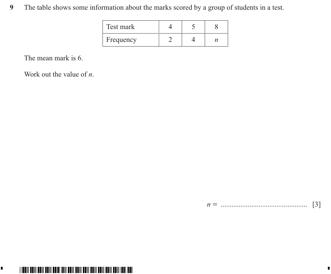 Question 9