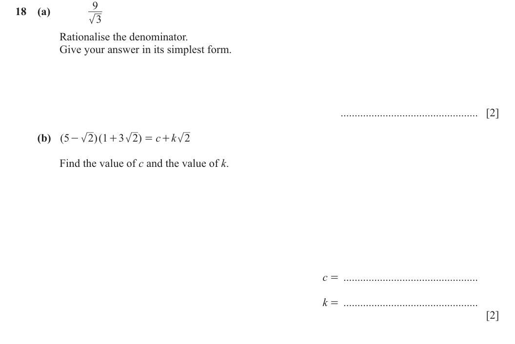 Question 18