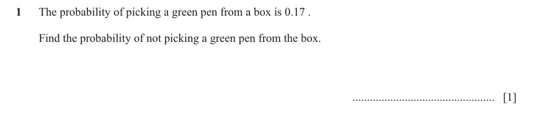 Question 1