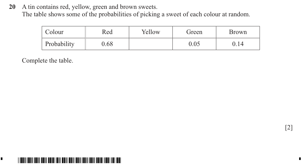 Question 20