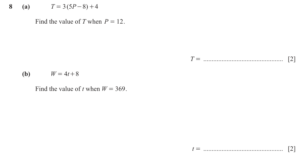 Question 8
