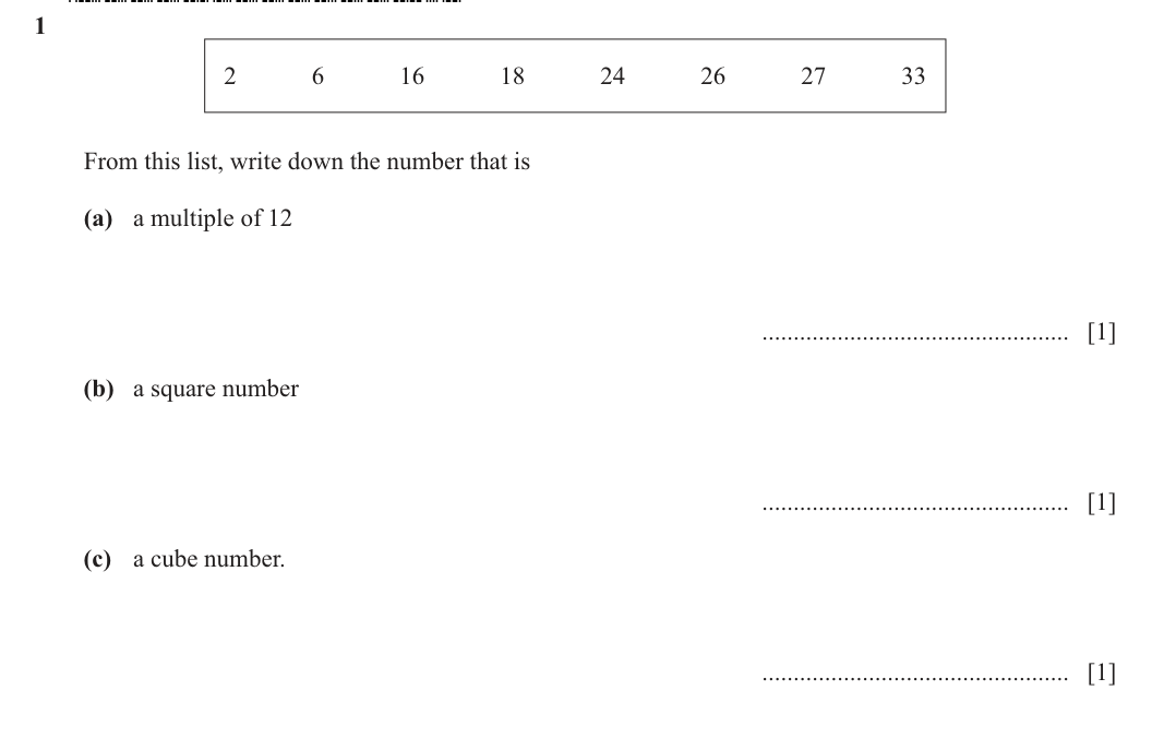 Question 1