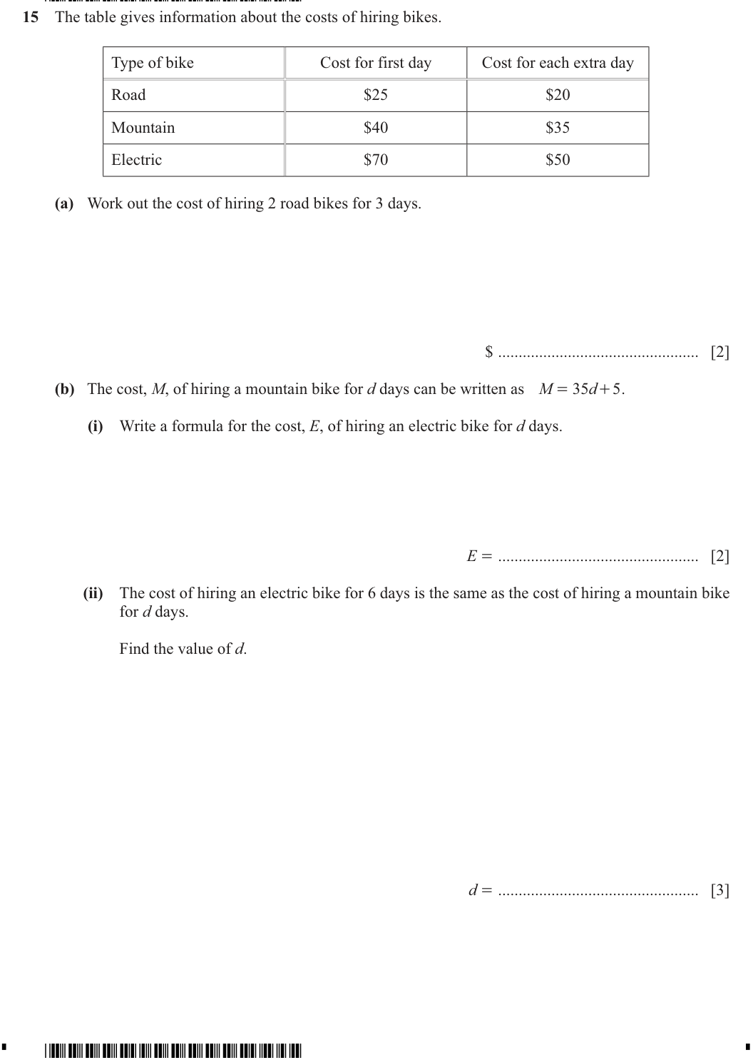 Question 15