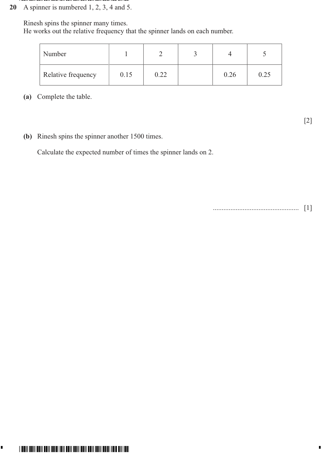 Question 20