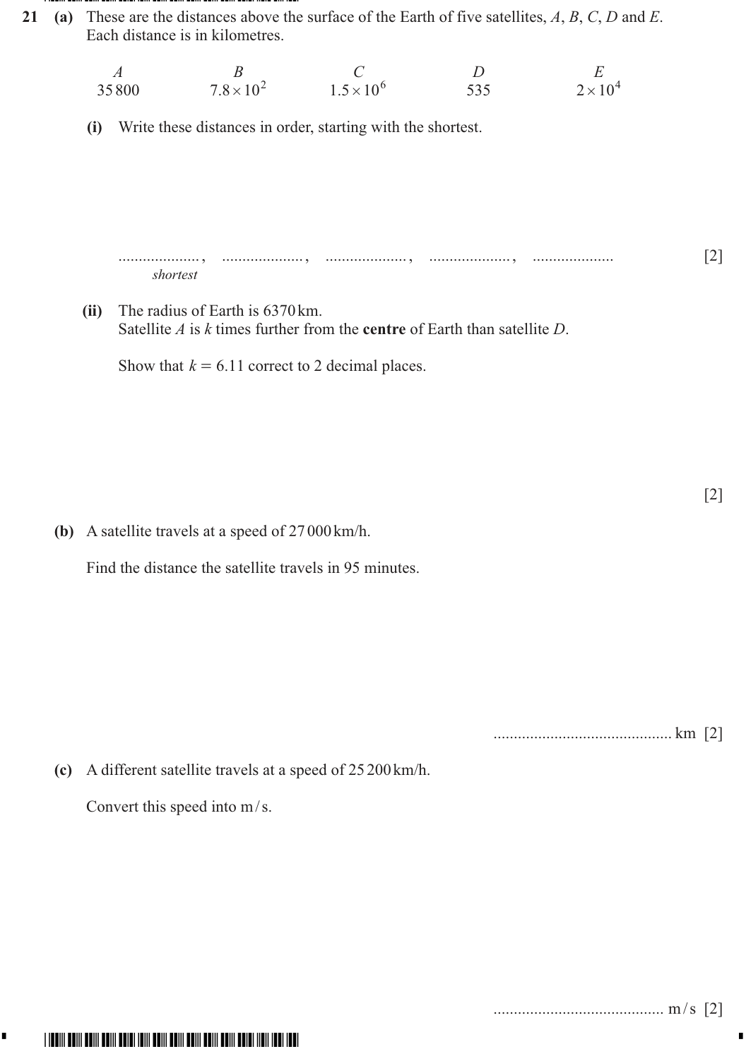 Question 21