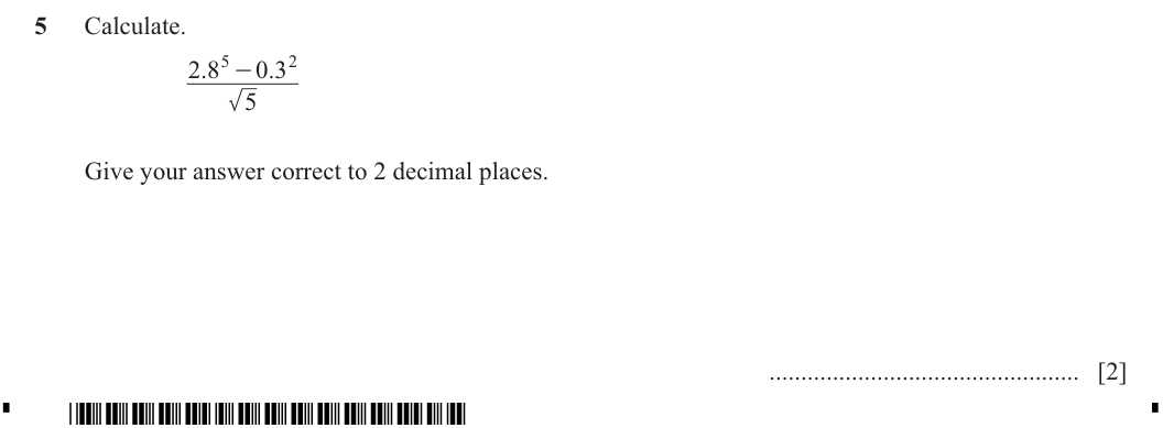 Question 5