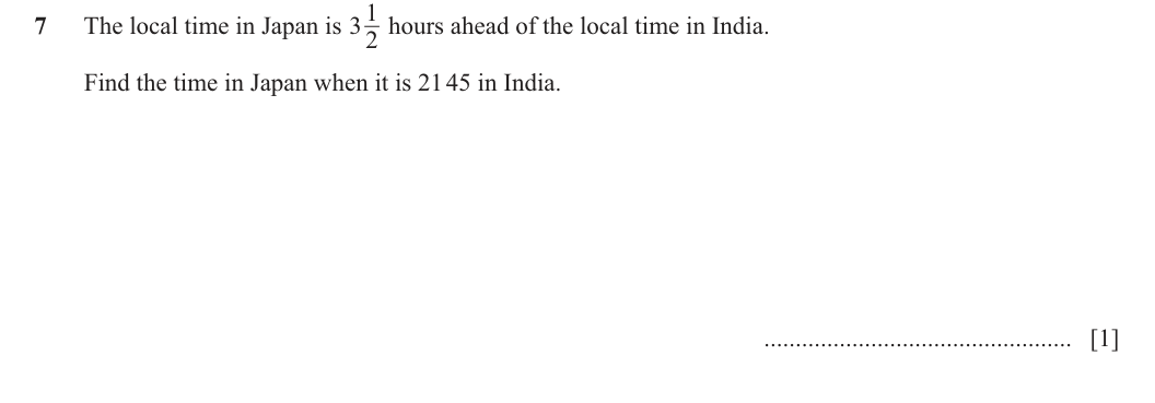Question 7