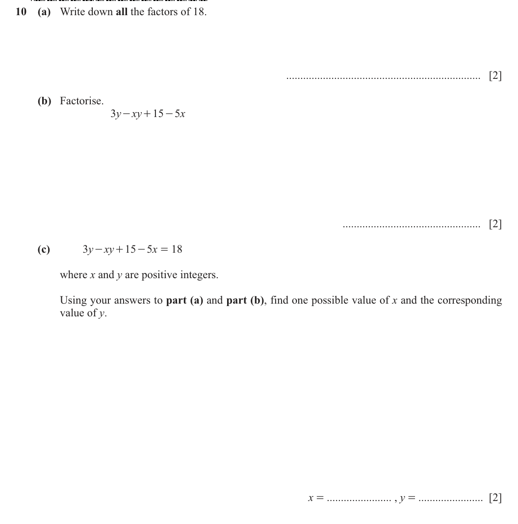 Question 10