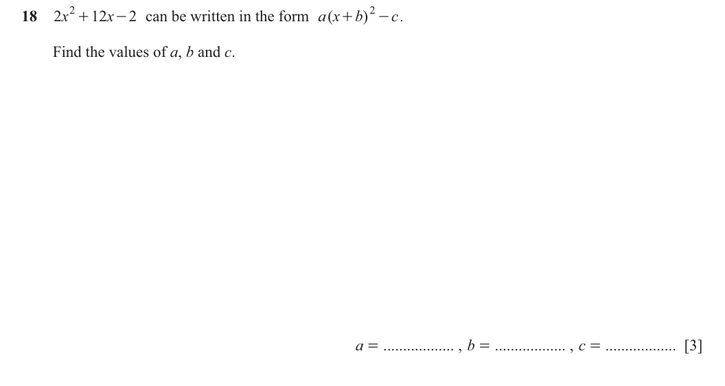 Question 18